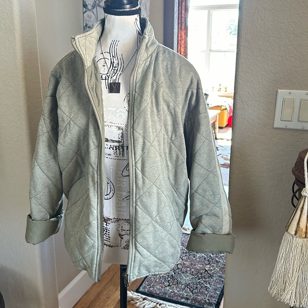 EUC army green Bagatelle jacket